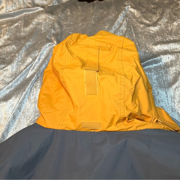 Columbia Yellow & Gray Coat Mens XXL with Hood Waterproof 206 XM5768 - Picture 12 of 12